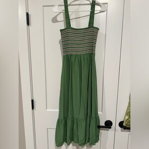 Green Midi Dress - Vici